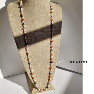 New freshwater pearl with muti stone  2 style for wearing necklace or bracelet